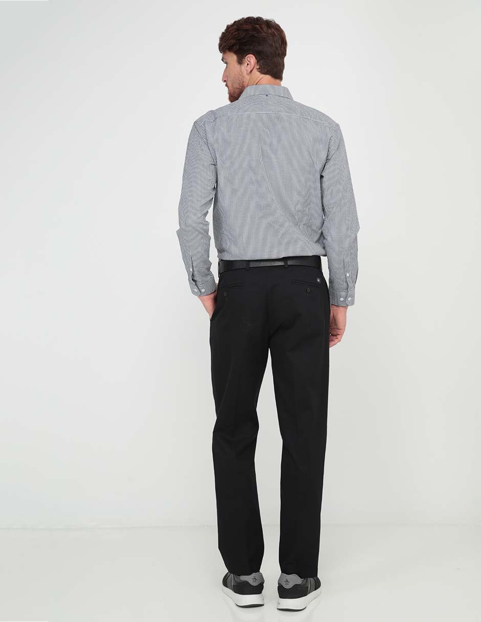Pantalón recto de algodón para hombre 2