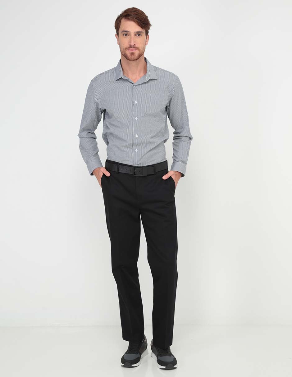 Pantalón recto de algodón para hombre 3
