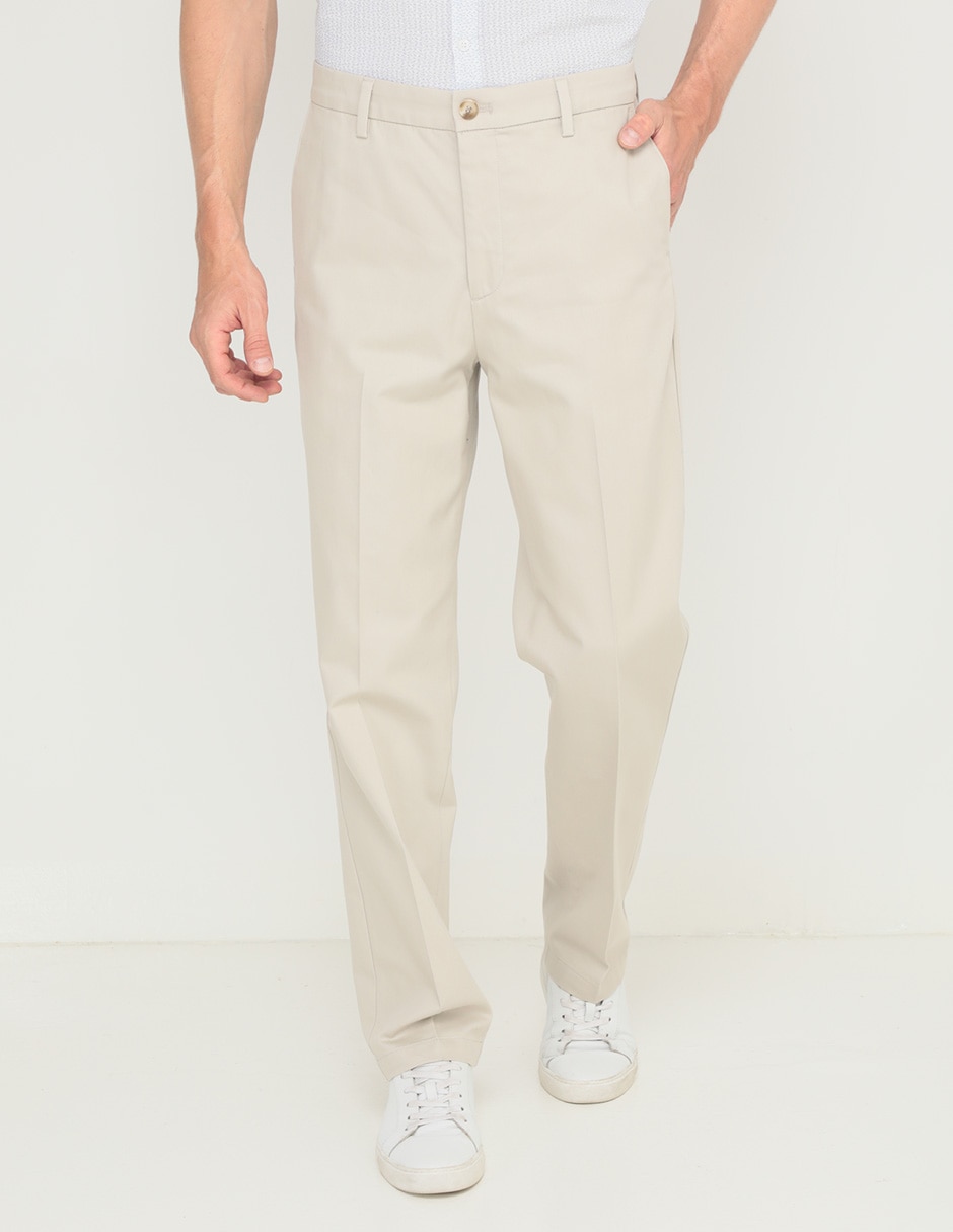 Pantalón recto de algodón para hombre 1