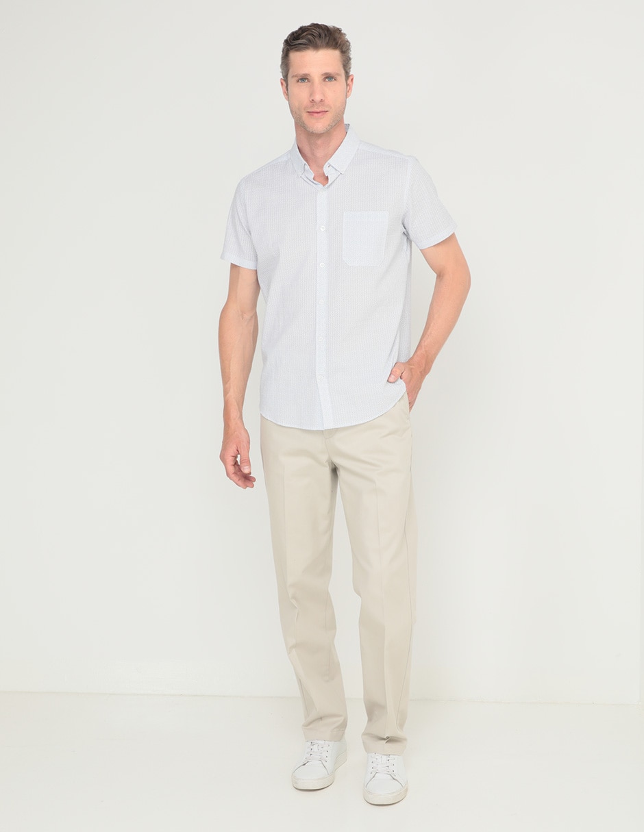 Pantalón recto de algodón para hombre 3
