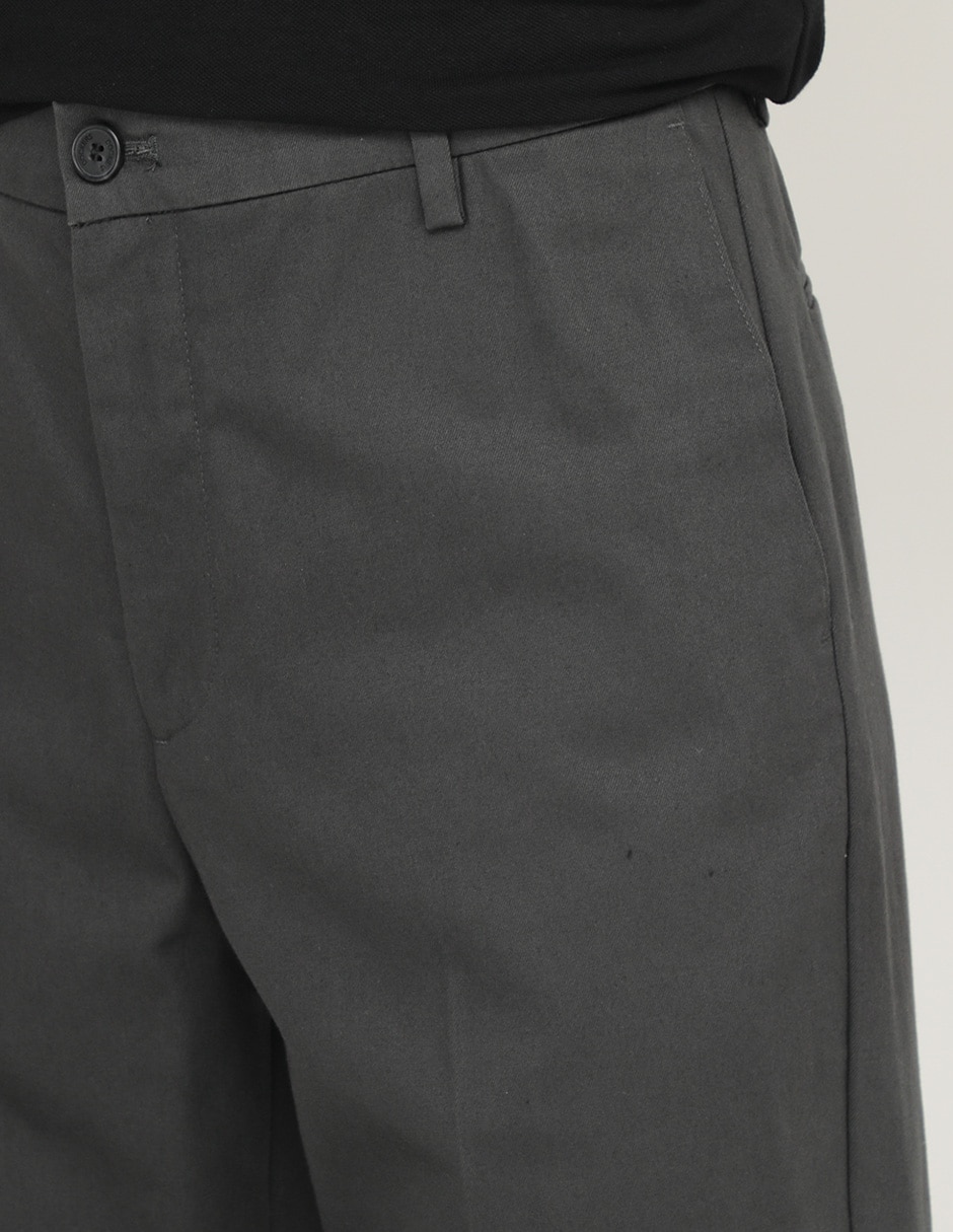 Pantalón recto de algodón para hombre 4
