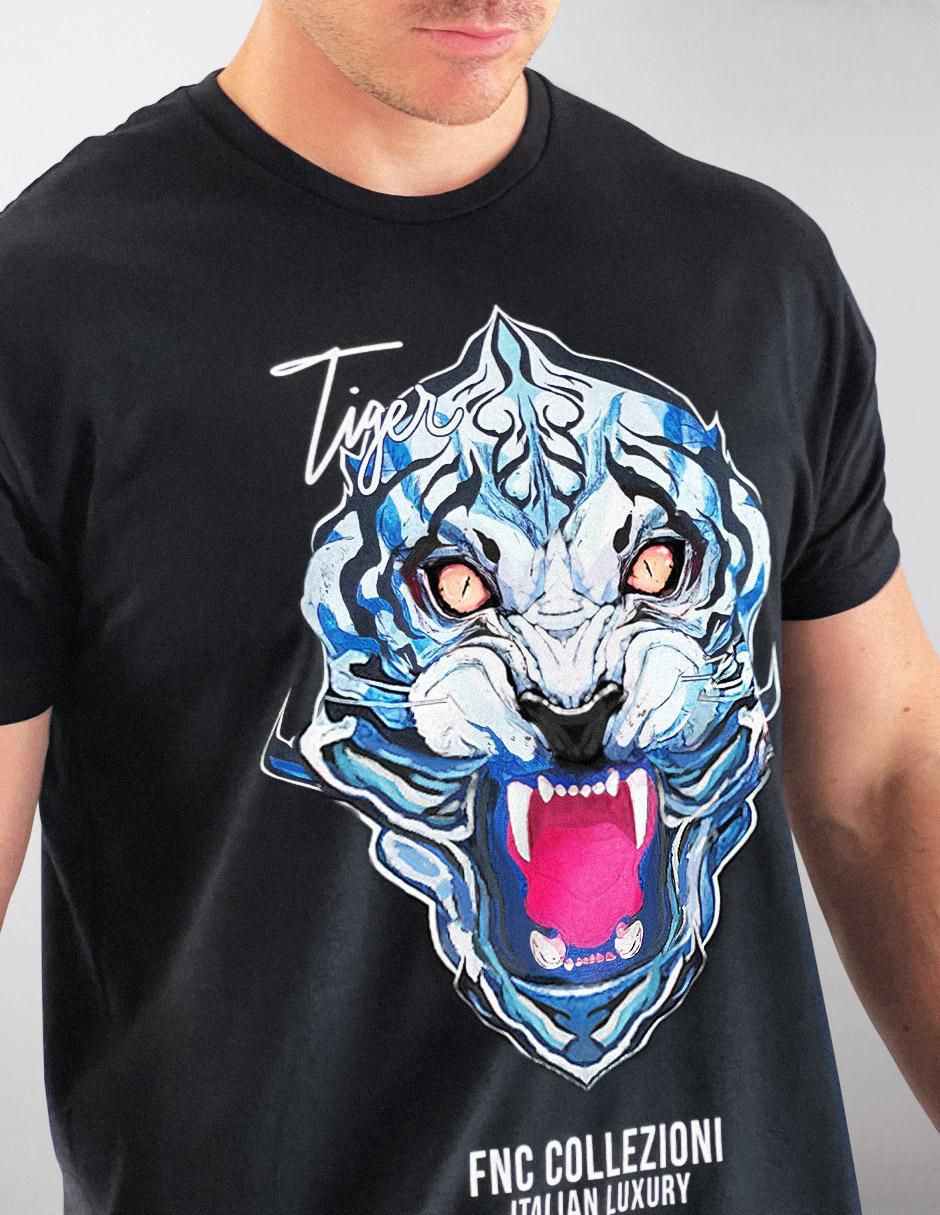 Playera Tiger cuello redondo para hombre 4