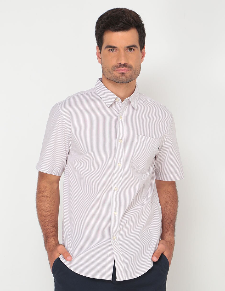 Camisa casual manga corta para hombre 1