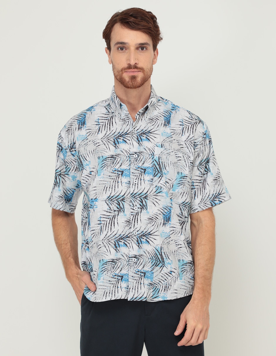 Camisa casual de manga corta para hombre 1
