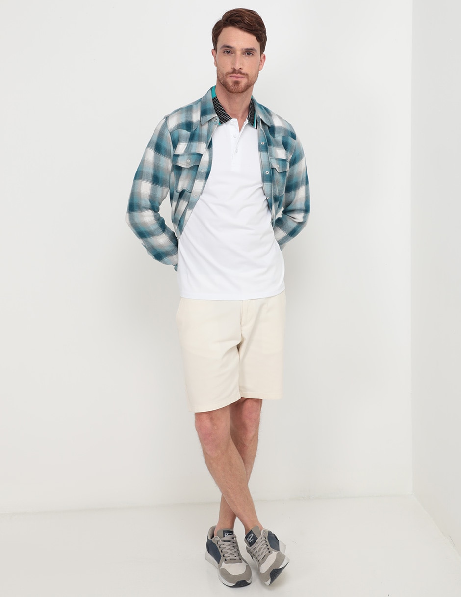 Playera cuello polo para hombre 4