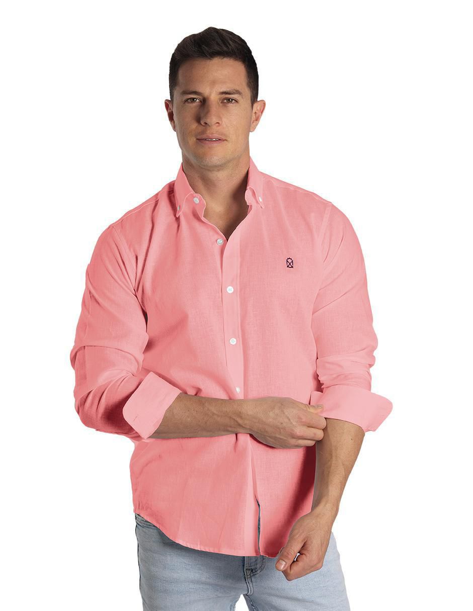 "camisa/sobrecamisa" casual muletta "de" (si aplica) lino "manga" larga "para hombre"