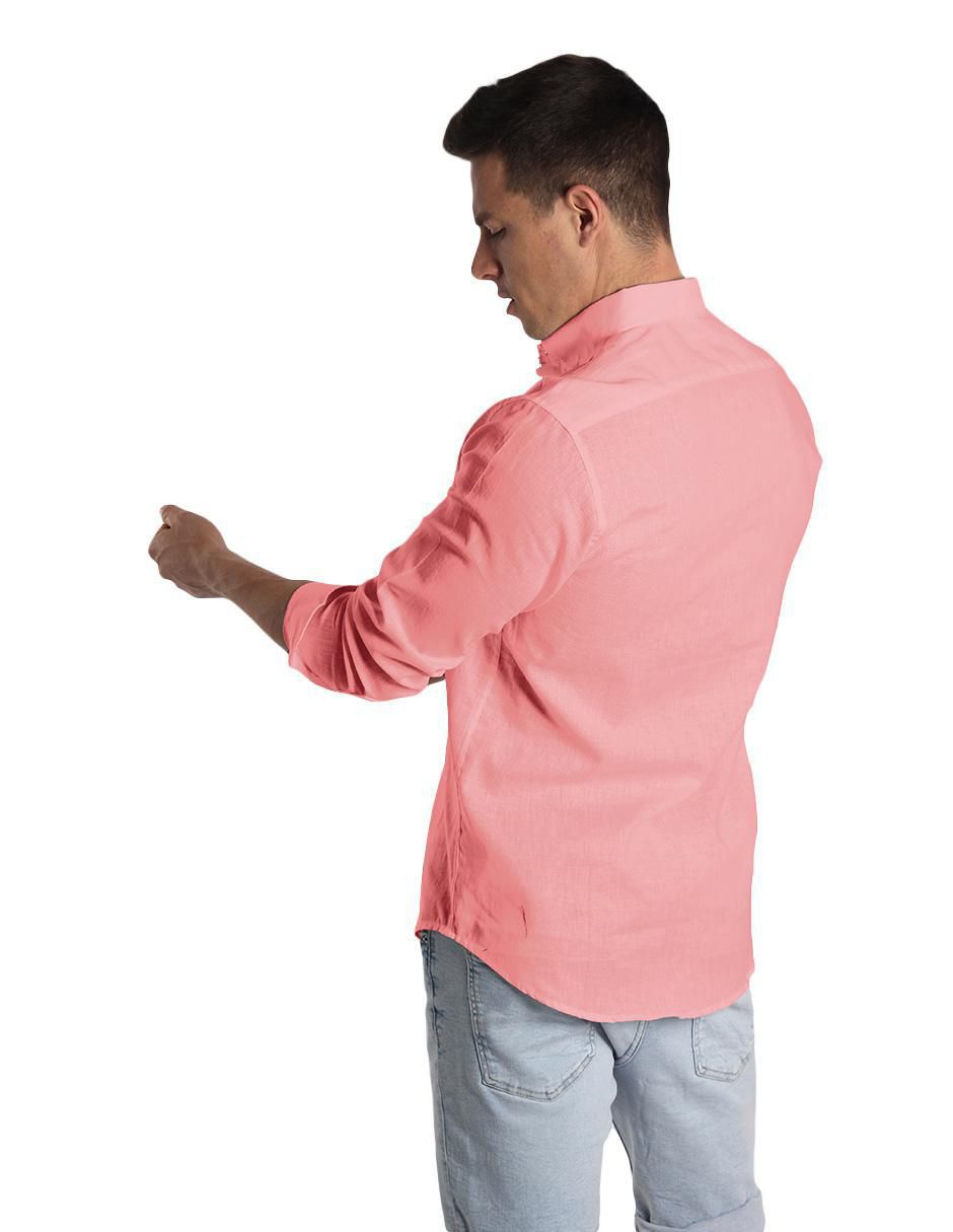 "camisa/sobrecamisa" casual muletta "de" (si aplica) lino "manga" larga "para hombre"