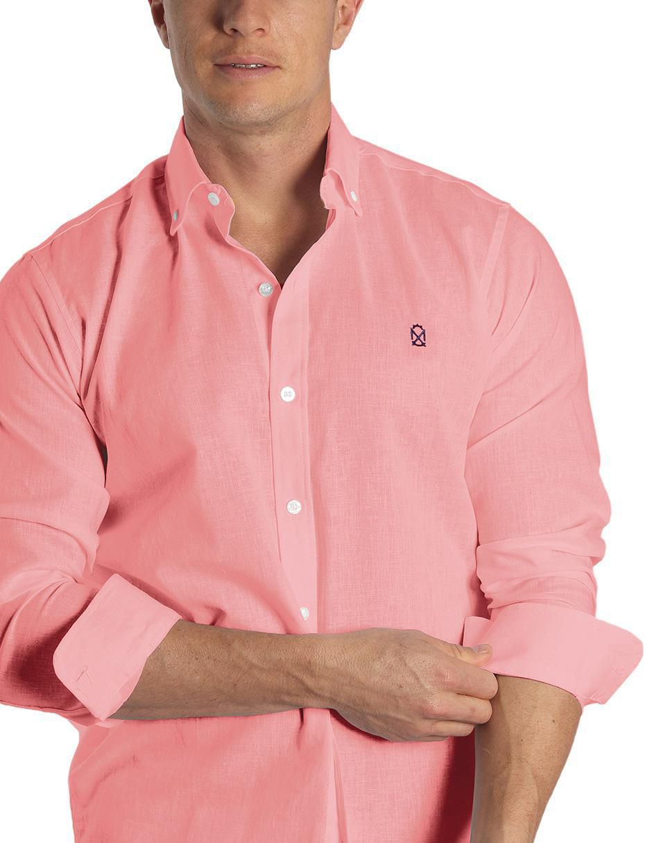 "camisa/sobrecamisa" casual muletta "de" (si aplica) lino "manga" larga "para hombre"