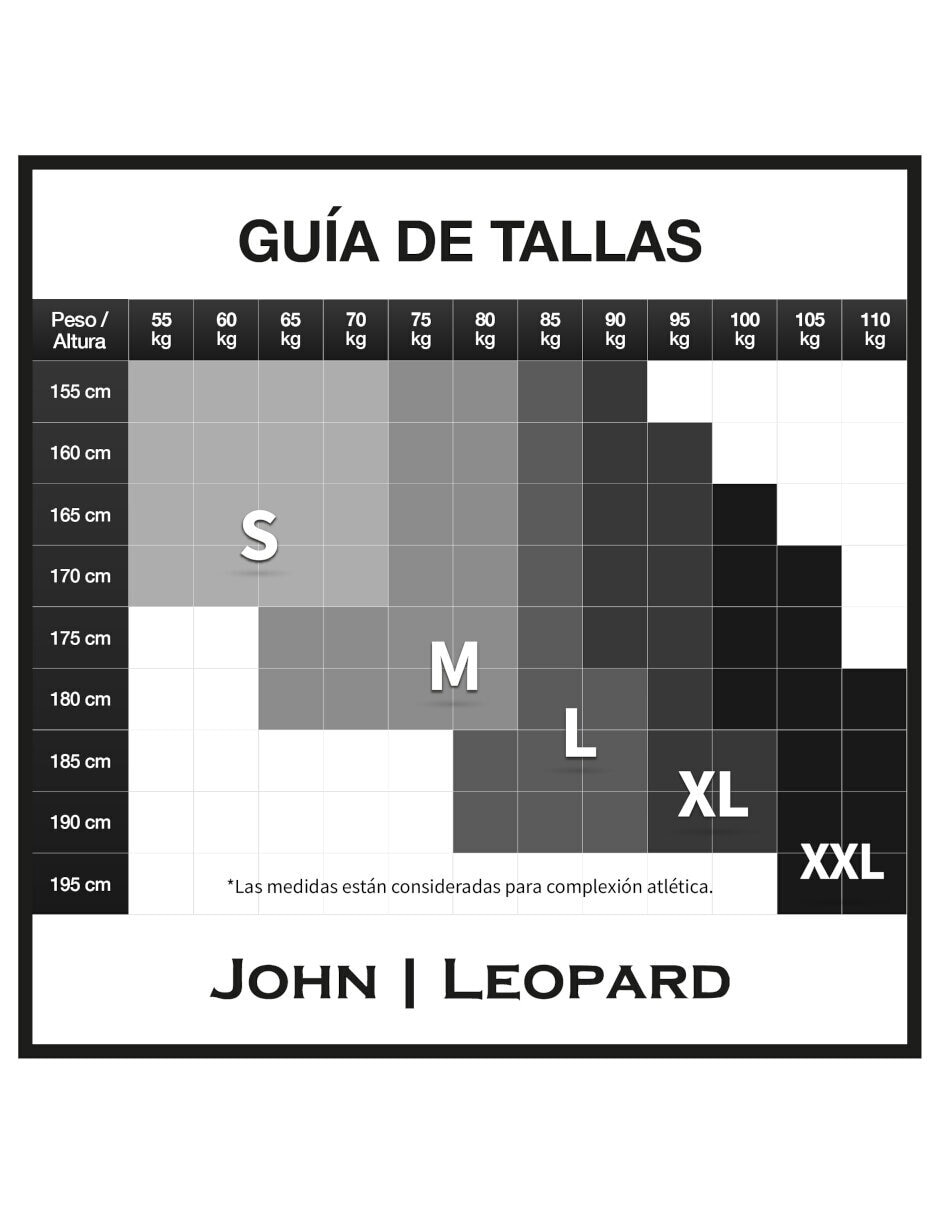 Sobrecamisa casual John Leopard de manga larga para hombre