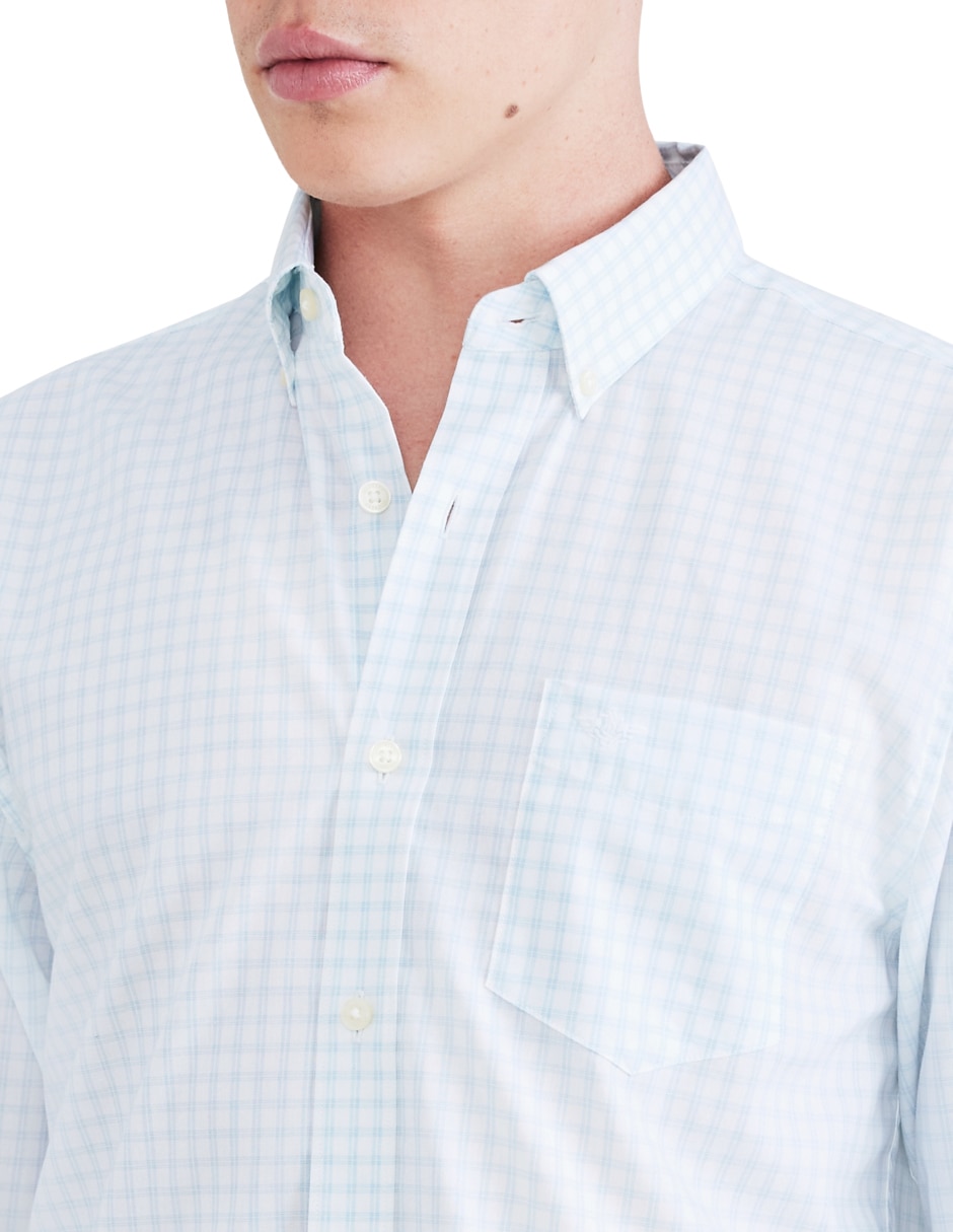 Camisa casual de algodón manga larga para hombre 2