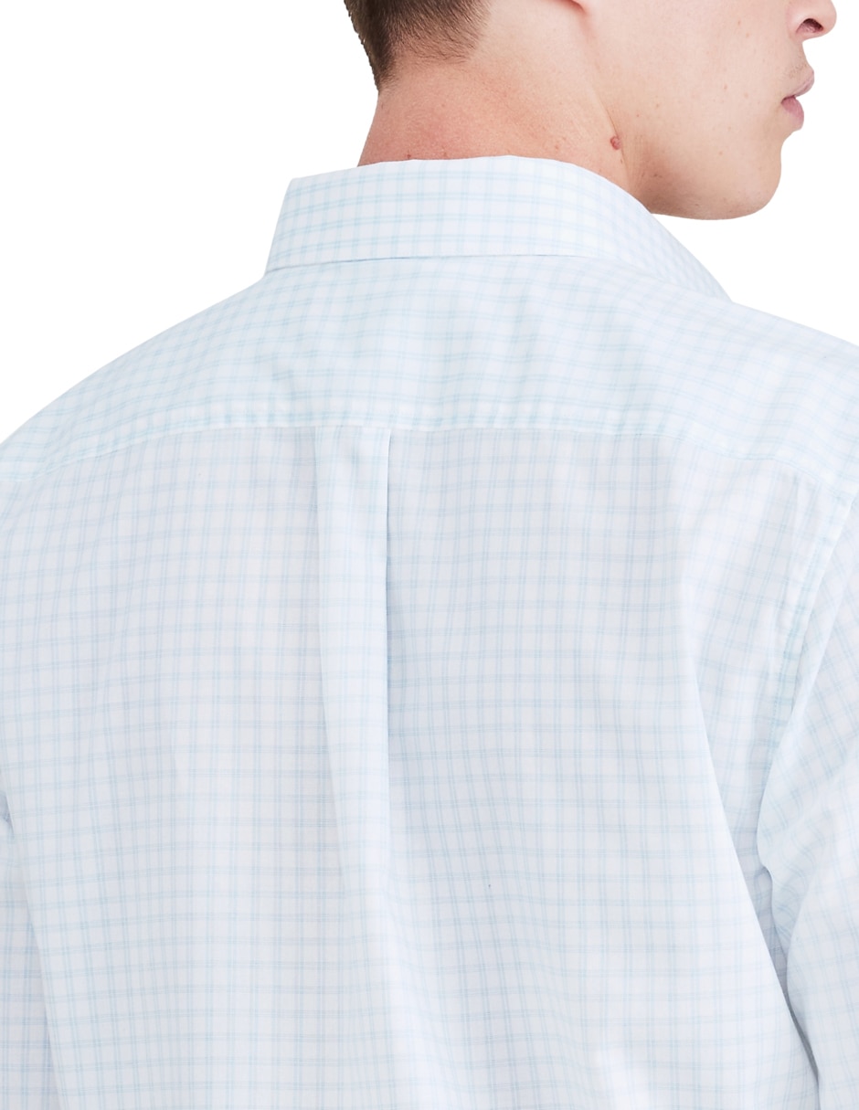Camisa casual de algodón manga larga para hombre 4