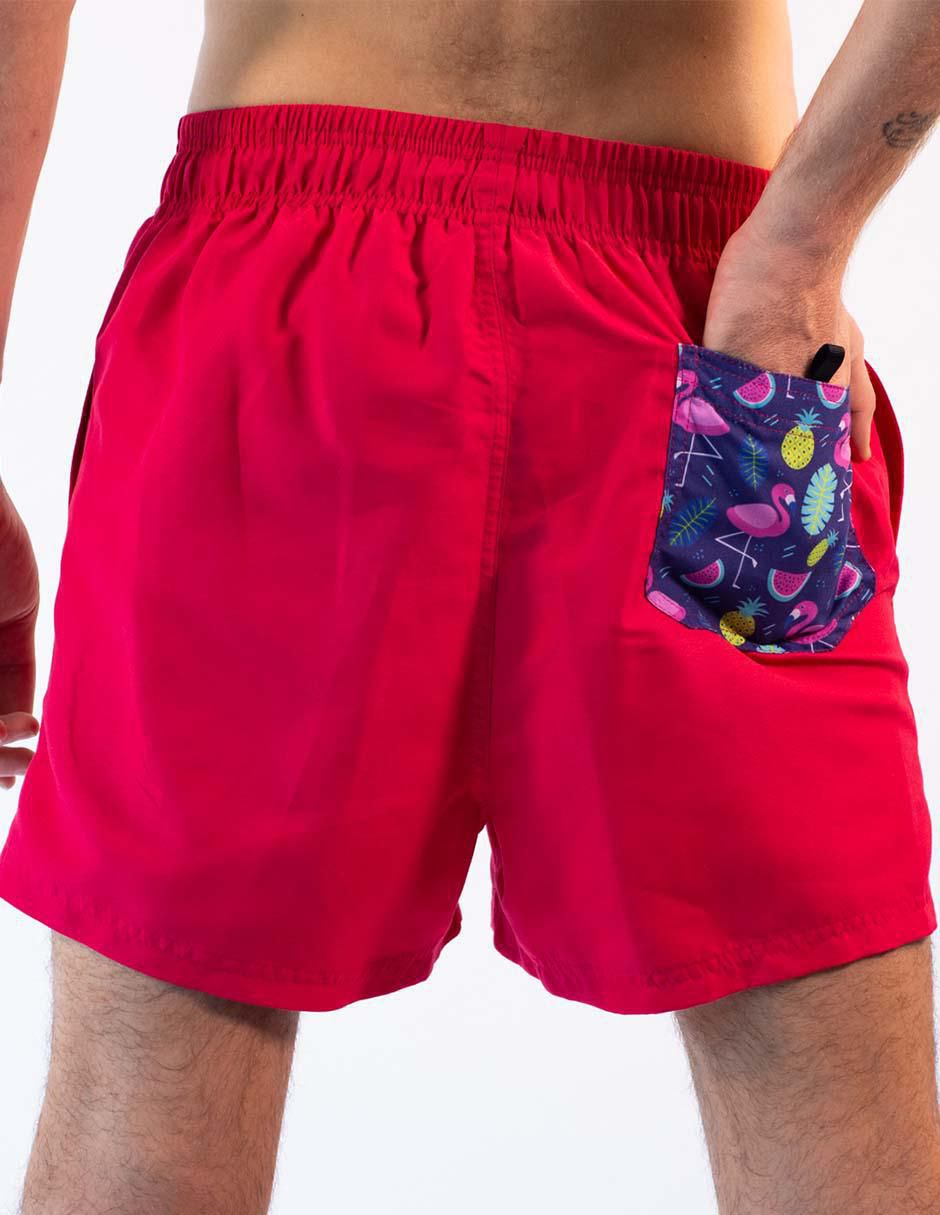 Traje de baño calzón de malla integrado para hombre 4