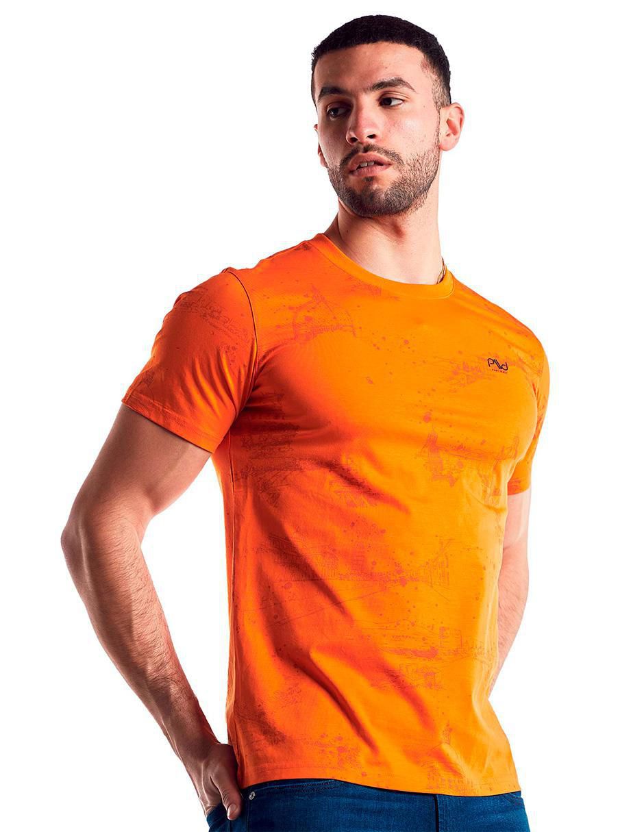 Playera cuello redondo para hombre 2
