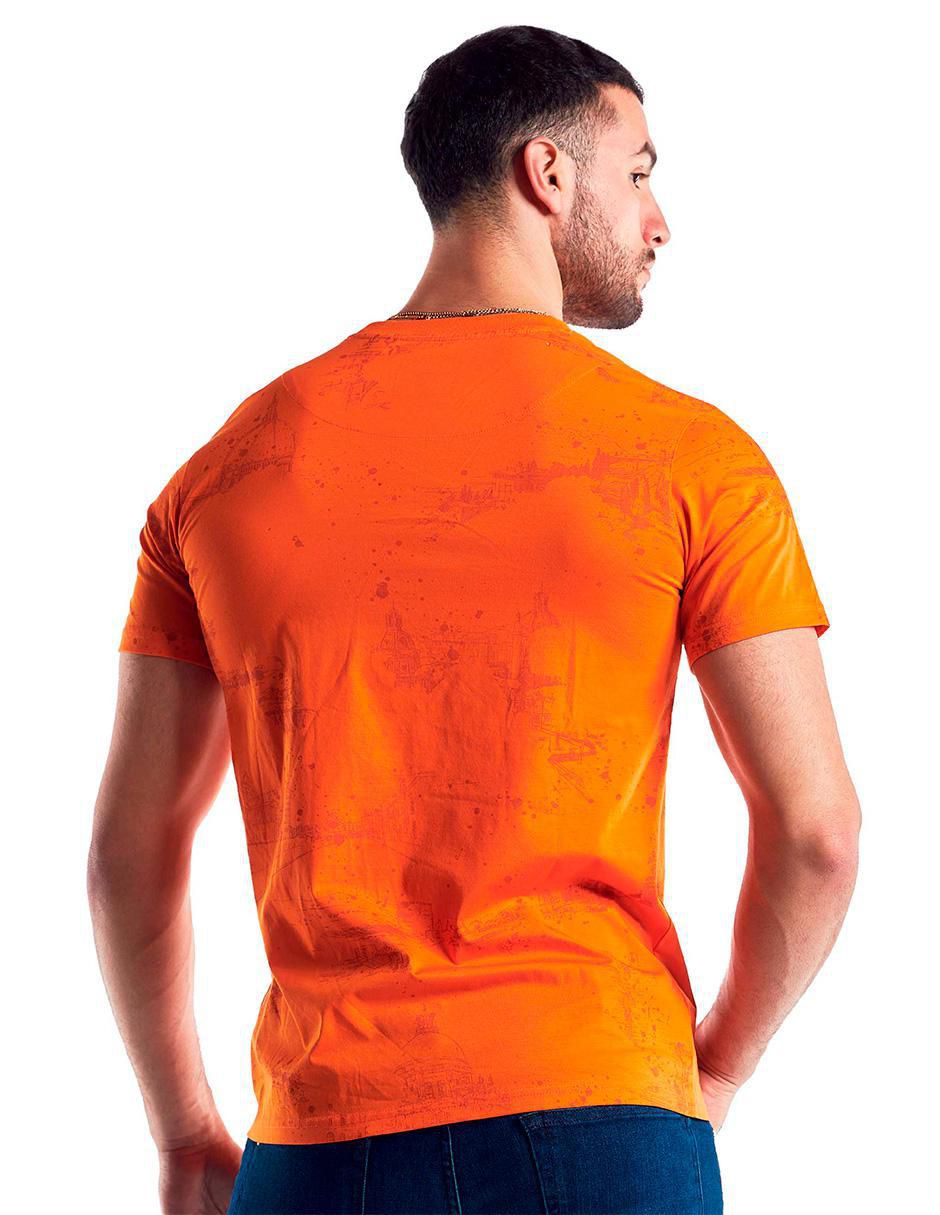 Playera cuello redondo para hombre 4