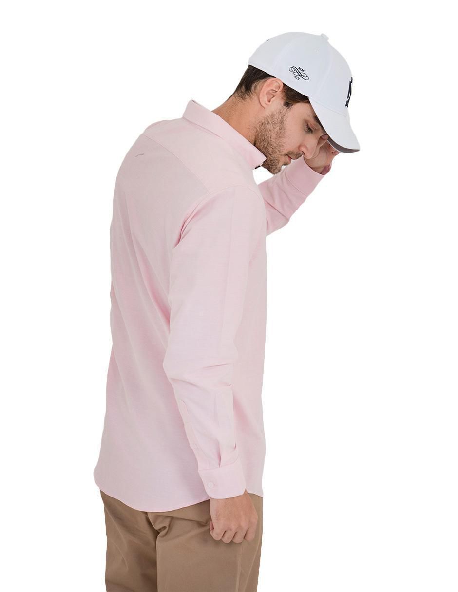 Camisa casual de algodón manga larga para hombre 2