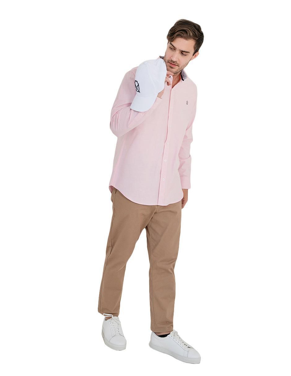 Camisa casual de algodón manga larga para hombre 3