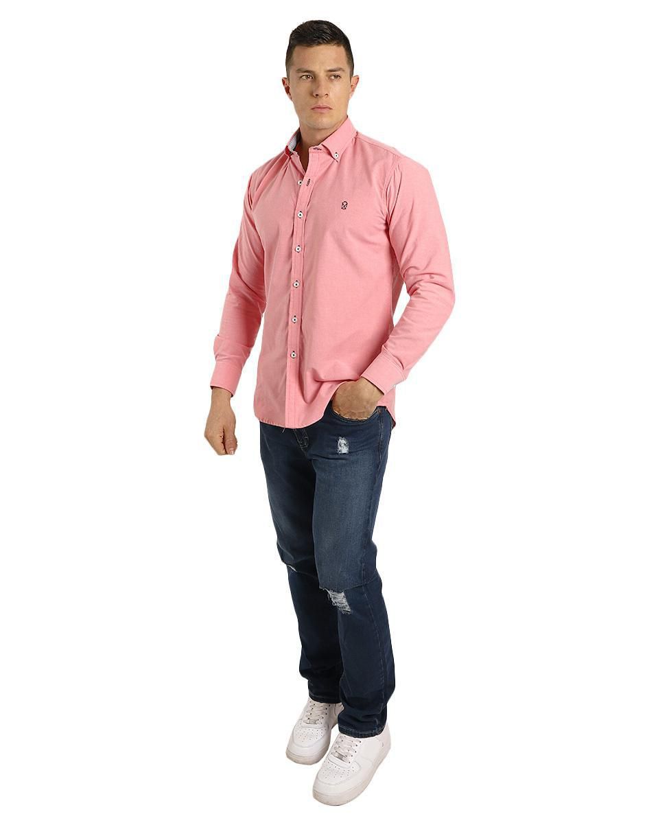 "camisa/sobrecamisa" casual muletta "de" (si aplica) algodón "manga" larga "para hombre"