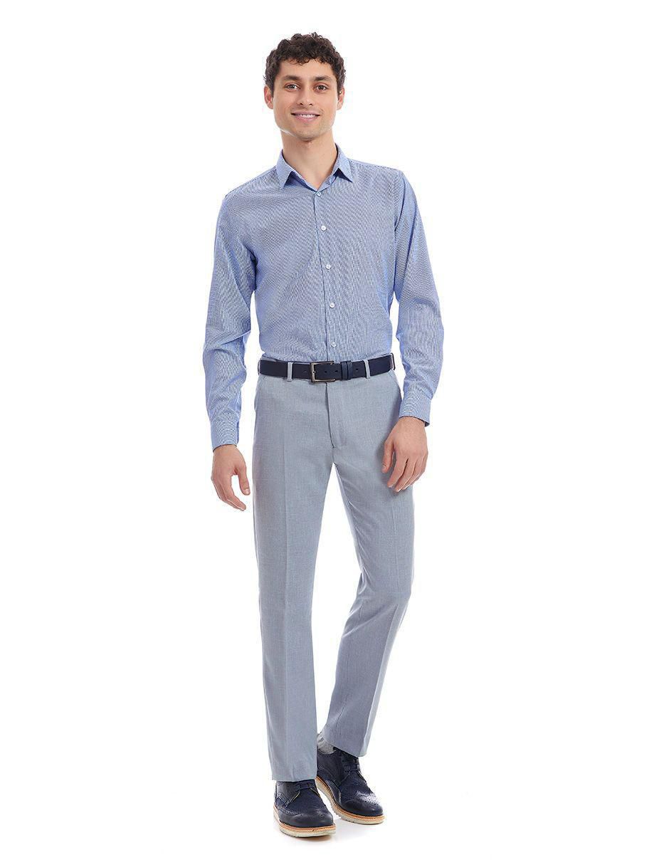 pantalon gris oxford para hombre slim fit – Vittorio Forti