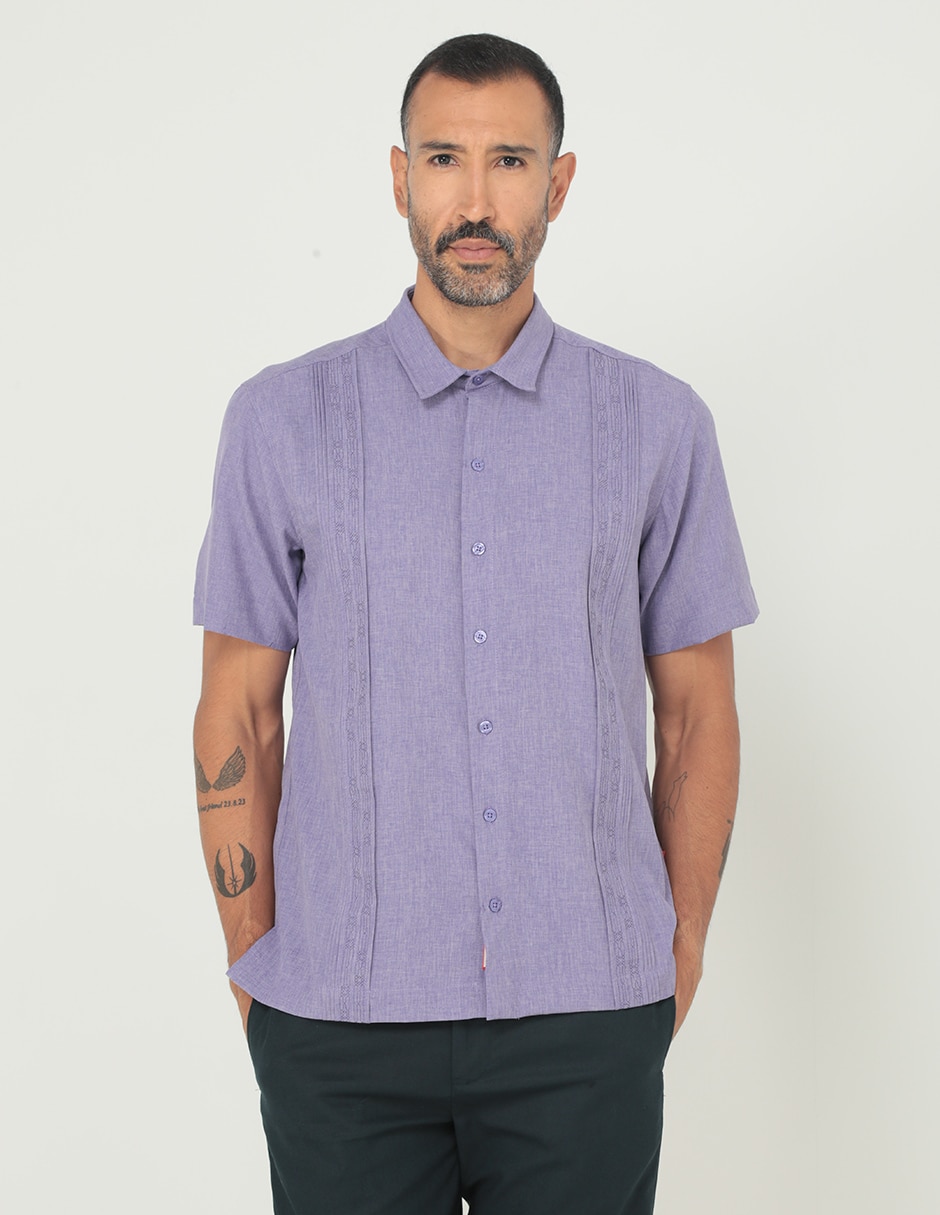 Camisa de vestir manga corta para hombre 1
