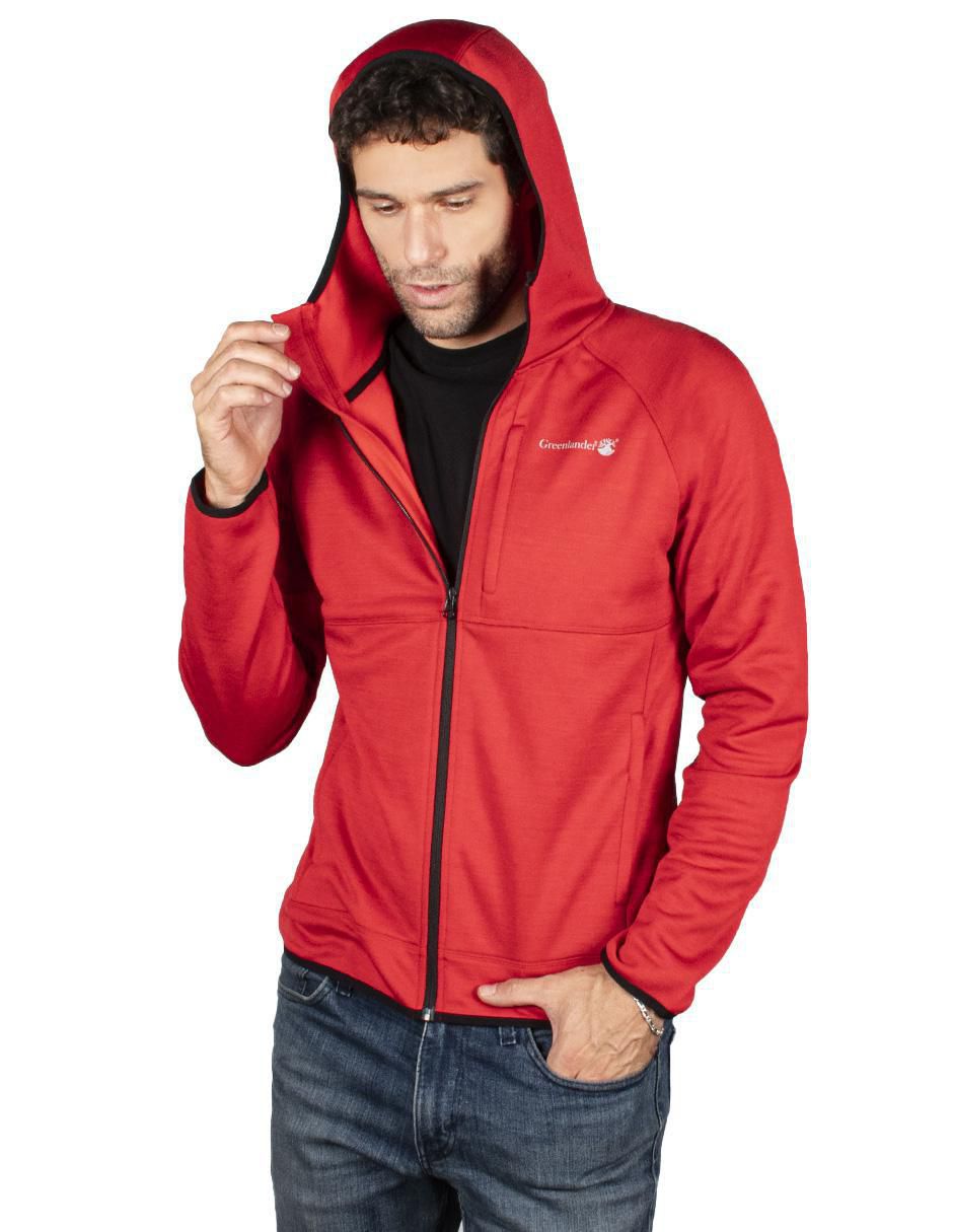 "suéter" greenlander "cuello" con cierre "para hombre"