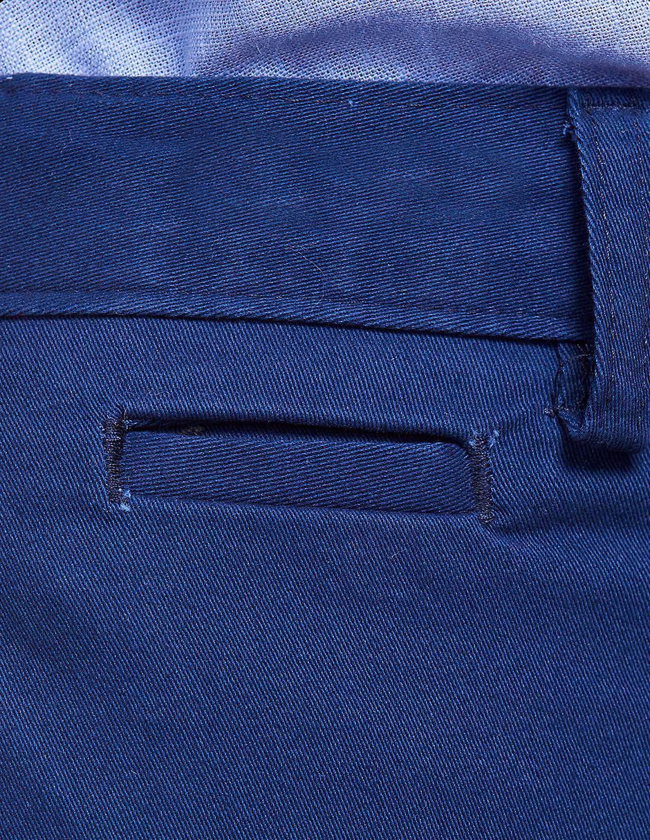 Pantalón slim de gabardina para hombre 4
