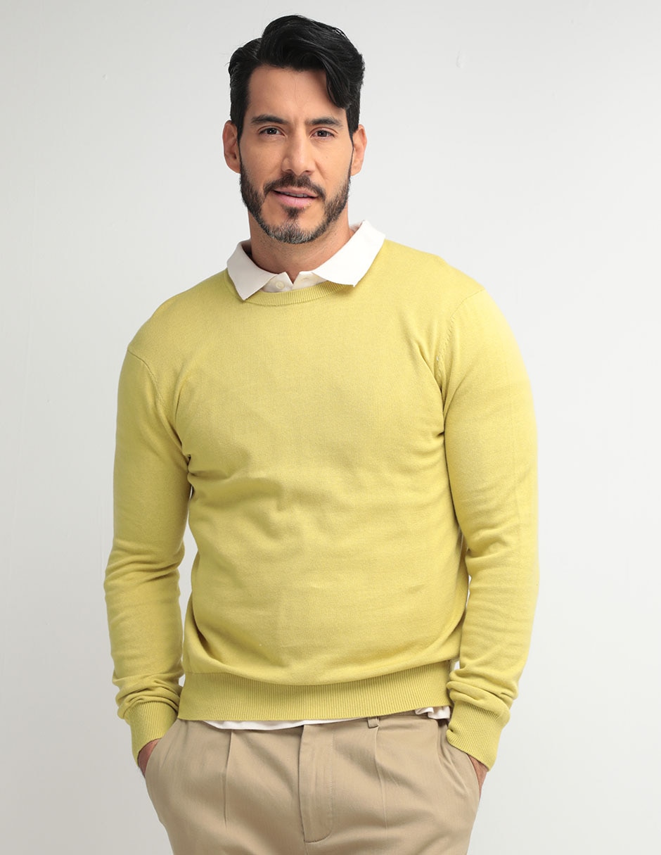 Sueter cuello redondo para hombre 1