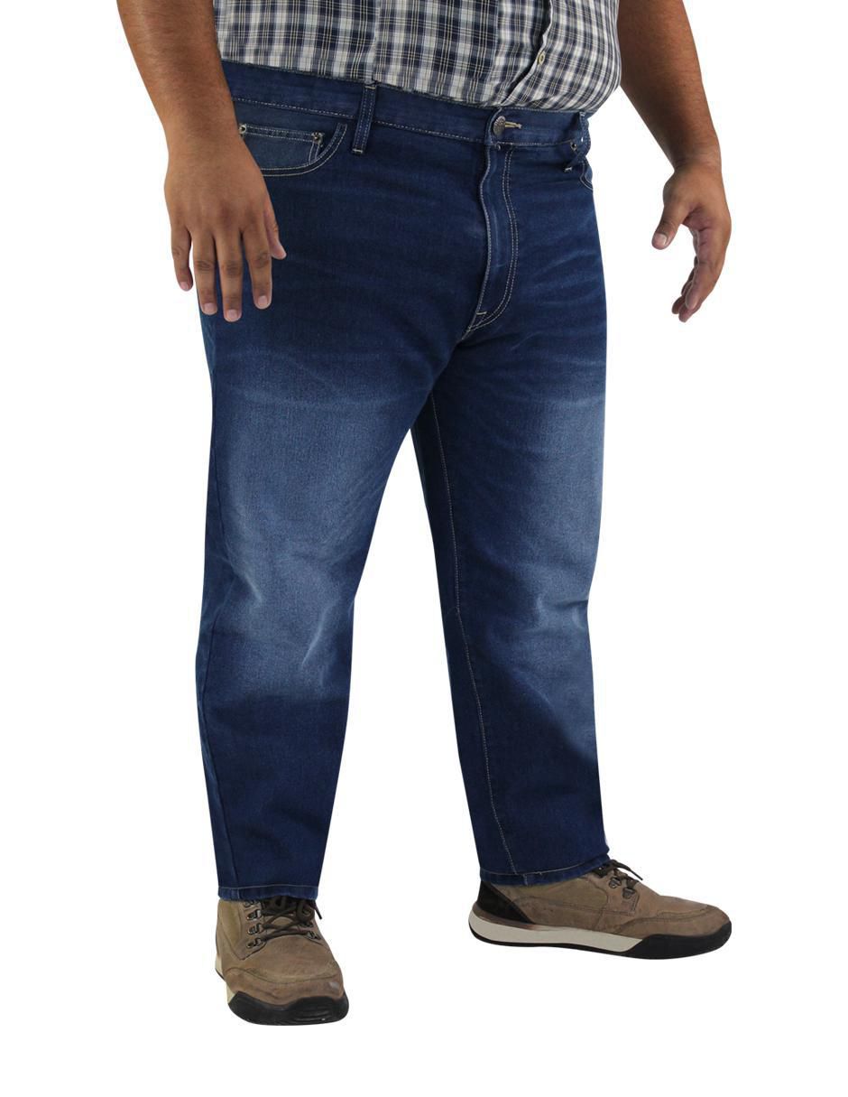 Jeans recto deslavado para hombre 2