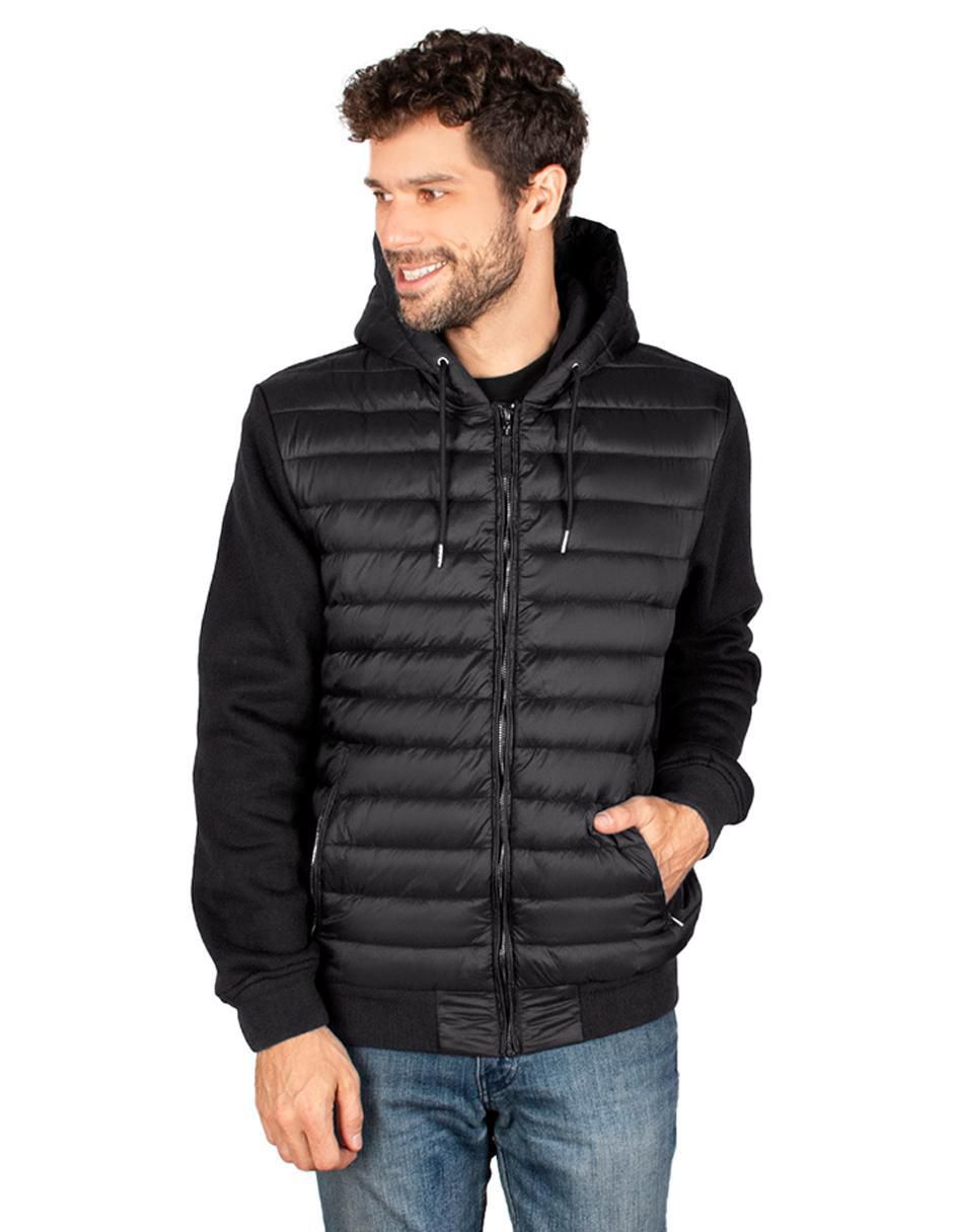 Chamarra impermeable capitonado para hombre