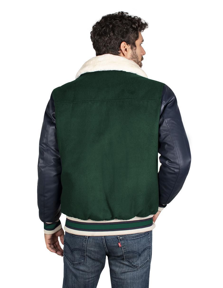 Chamarra cuello desmontable para hombre 4