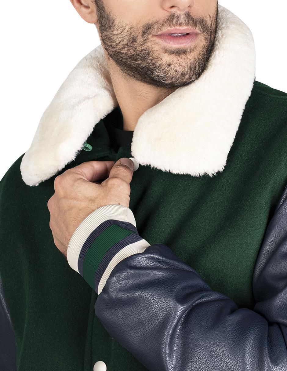 Chamarra cuello desmontable para hombre 5