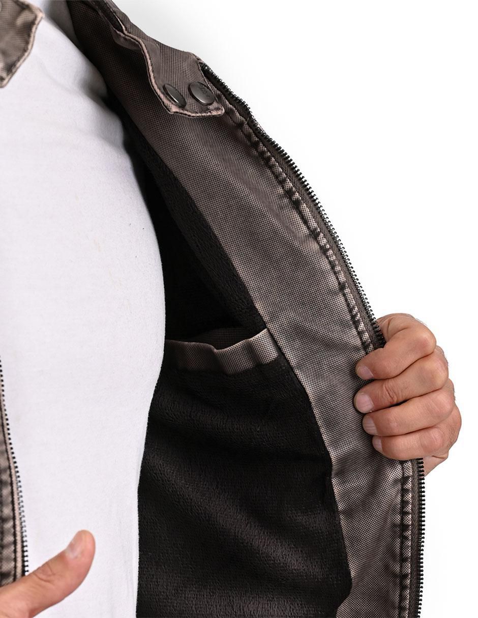 Chamarra impermeable con bolsillos para hombre 6