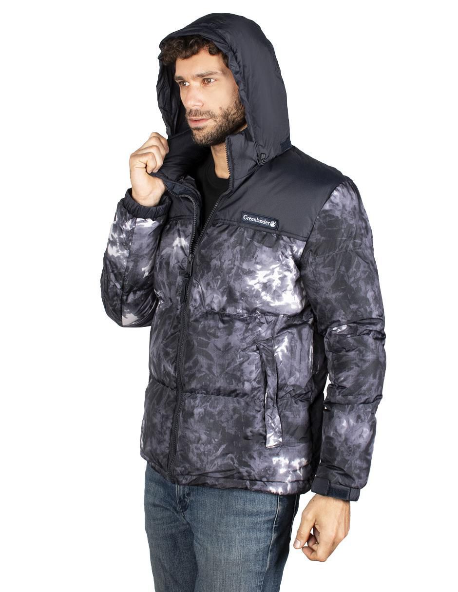Chamarra greenlander con capucha para hombre