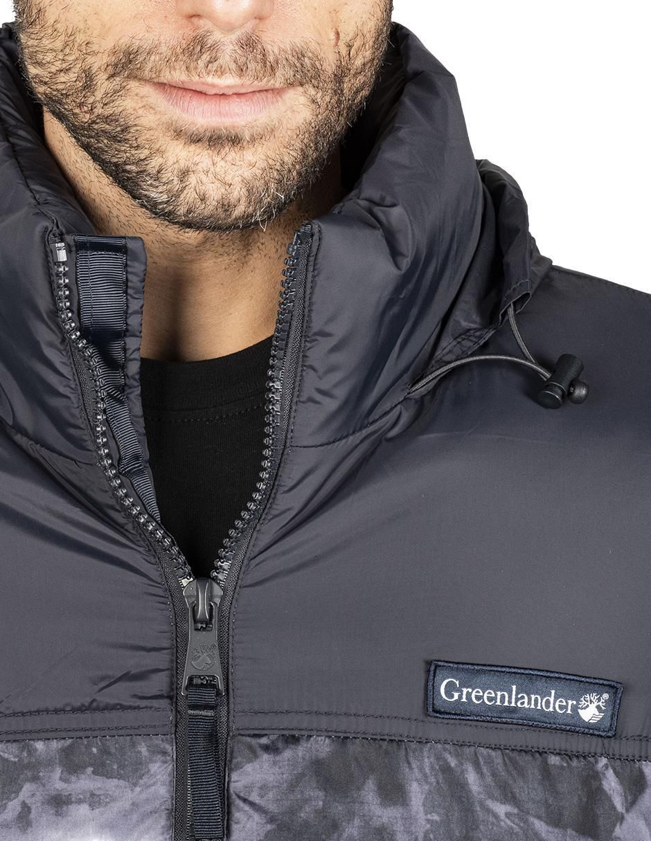 Chamarra greenlander con capucha para hombre
