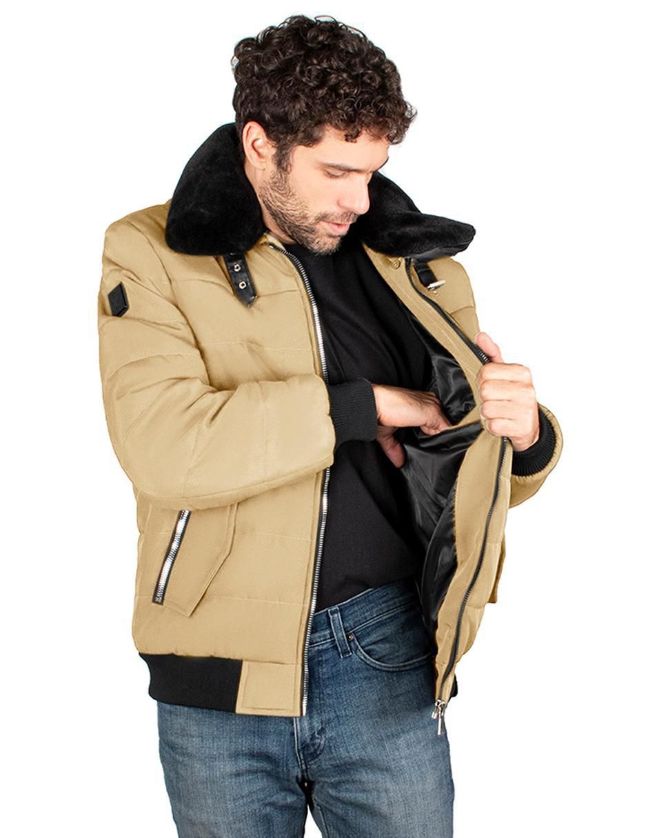 Chamarra cuello desmontable para hombre 2