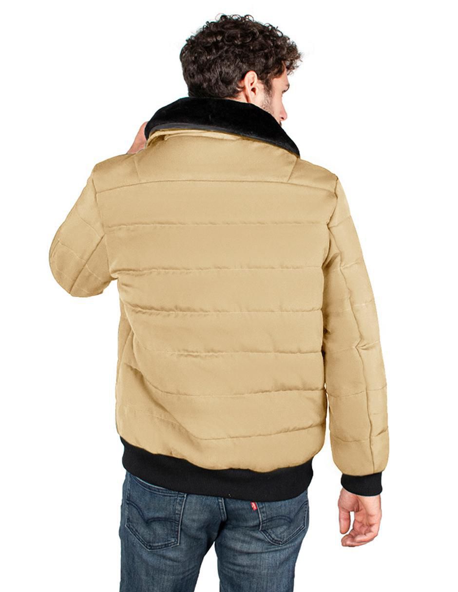 Chamarra cuello desmontable para hombre 4
