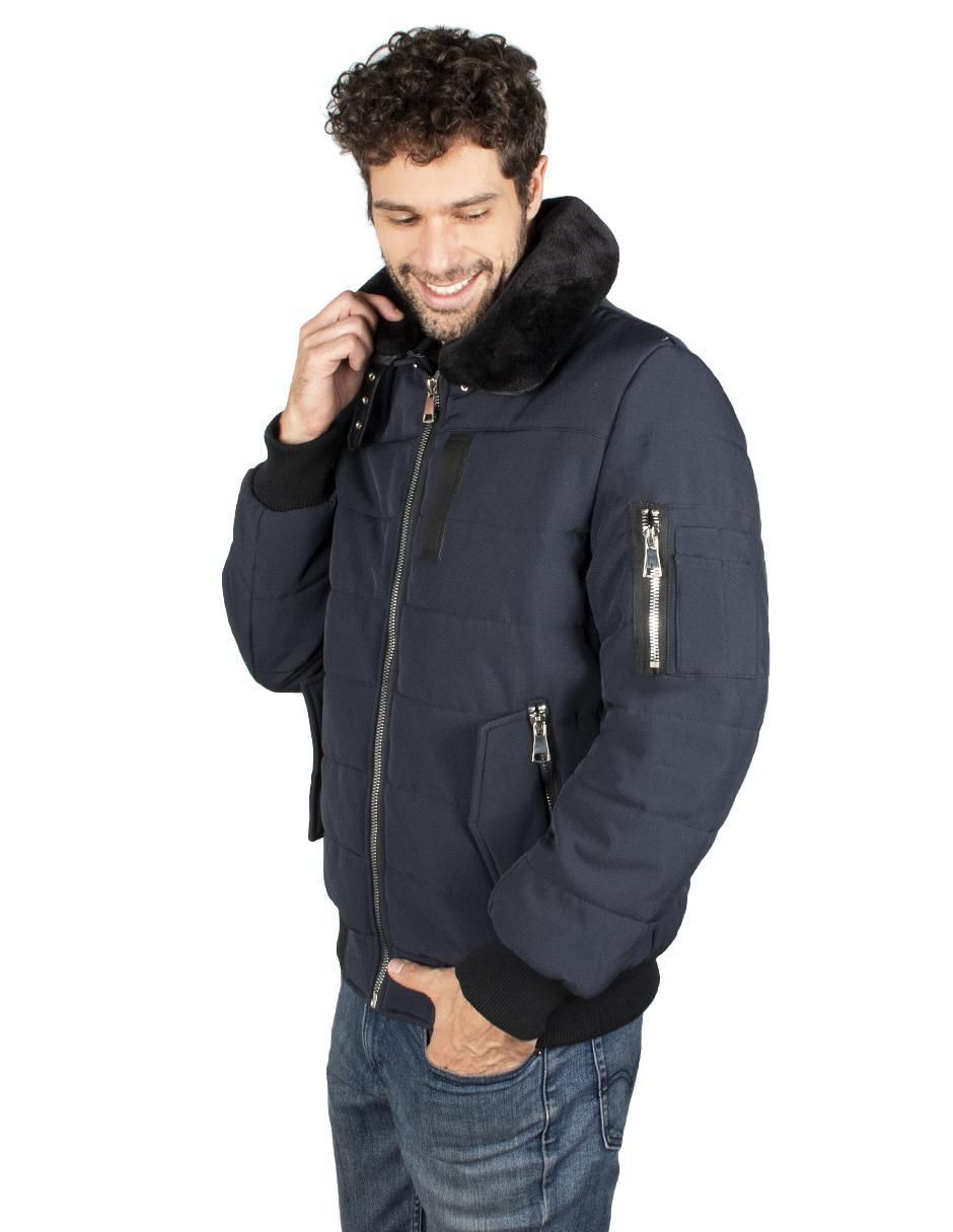 "chamarra" greenlander no "de" poliéster cuello desmontable "para hombre"