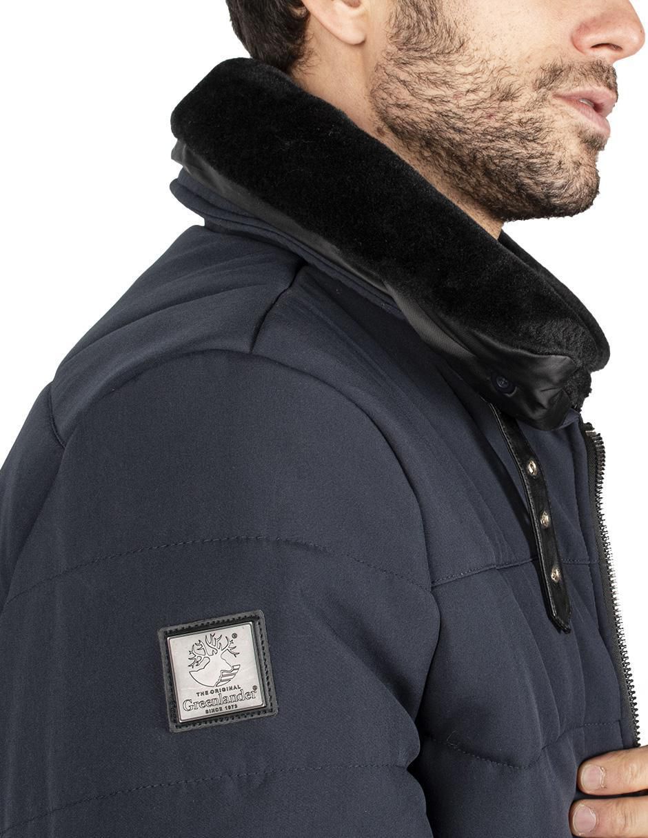"chamarra" greenlander no "de" poliéster cuello desmontable "para hombre"