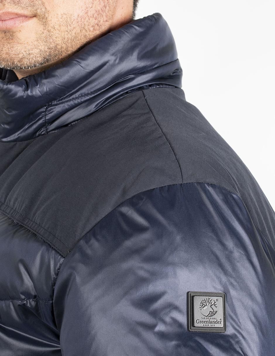 "chamarra" greenlander no "de" poliéster cuello a contraste "para hombre"
