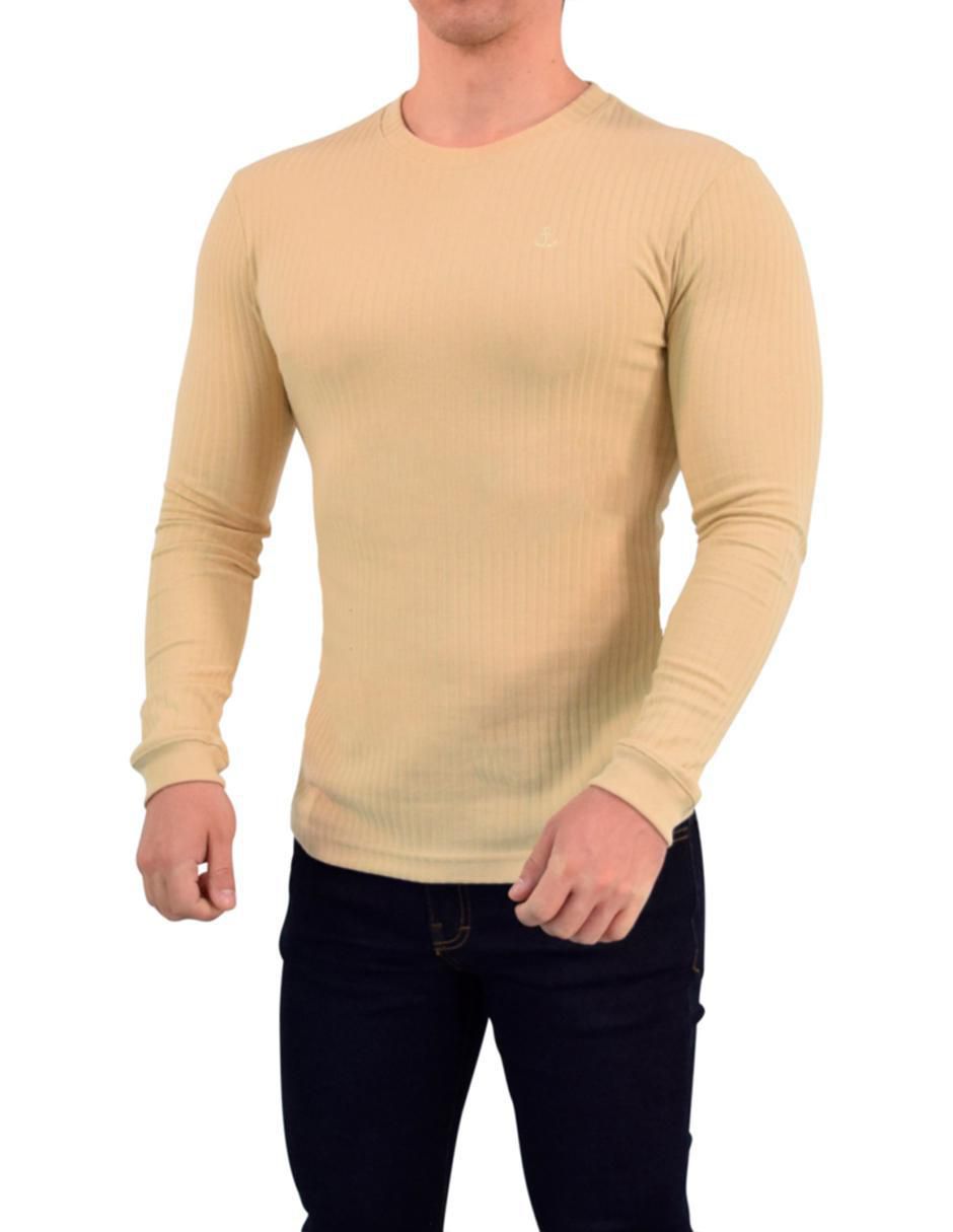 "set playera/playera" john leopard ribbed "cuello" redondo "para hombre"