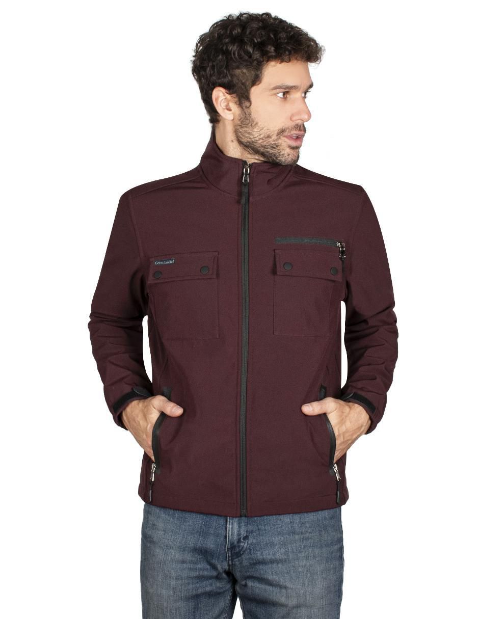 Chamarra impermeable bolsa con cierre para hombre Chamarra impermeable bolsa con cierre para hombre
