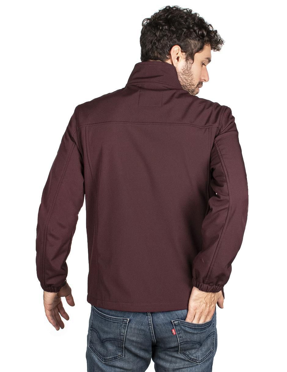 Chamarra impermeable bolsa con cierre para hombre 5
