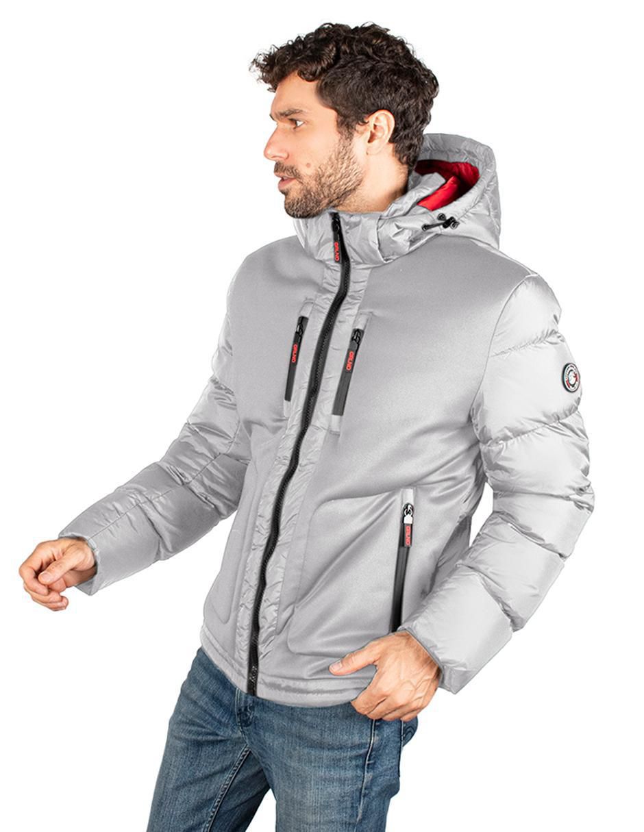 Chamarra capucha desmontable para hombre 4
