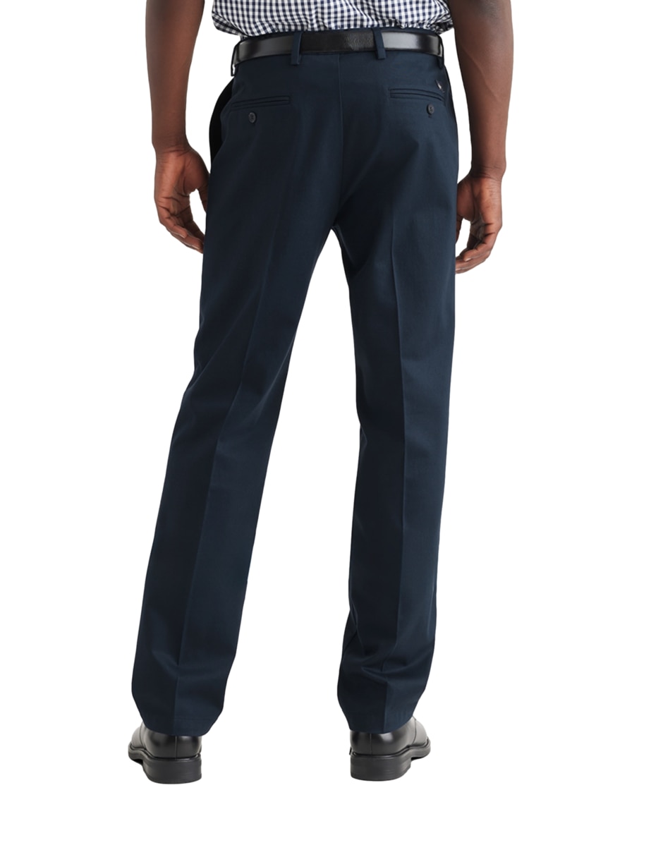 Pantalón casual regular recto de algodón para hombre 3