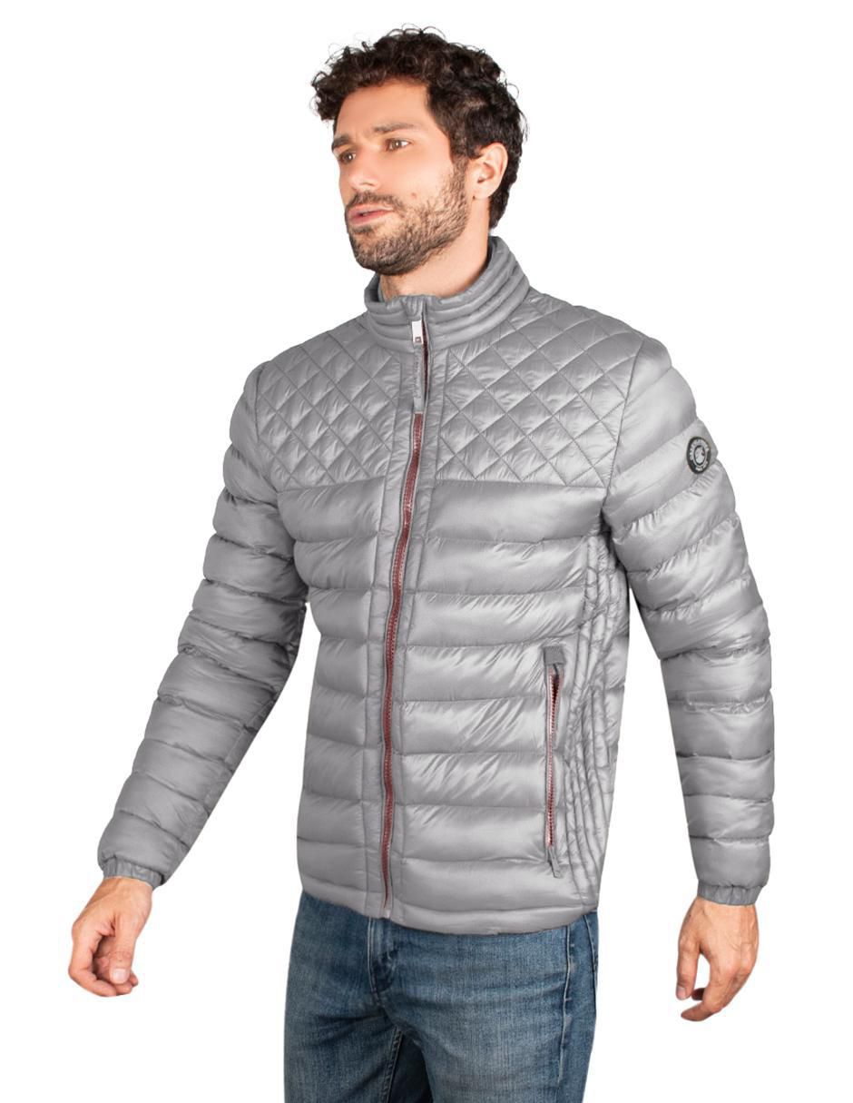Chamarra casual capitonada para hombre 3