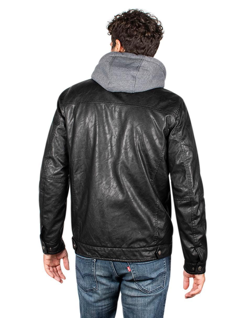 Chamarra impermeable capucha desmontable para hombre 6