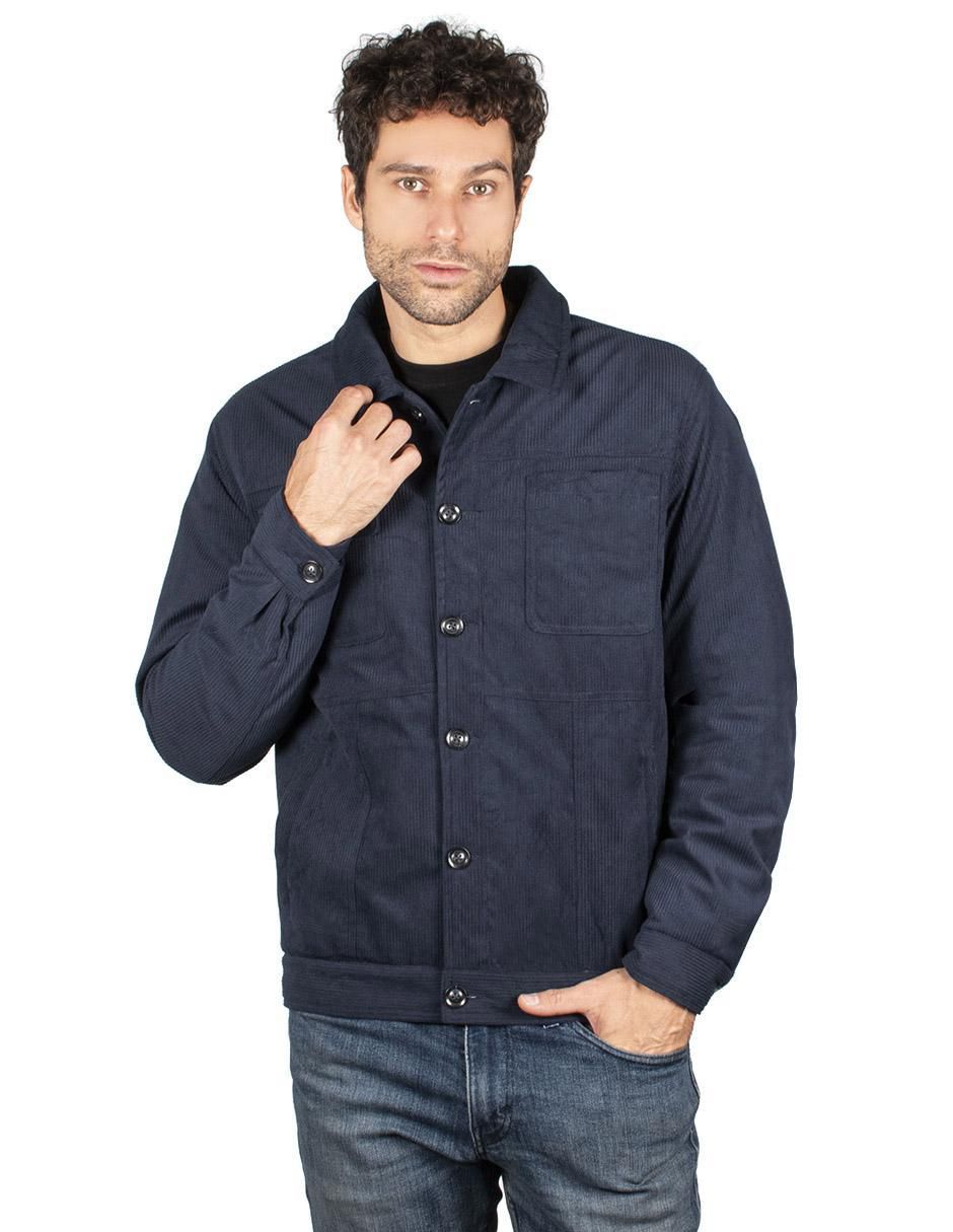 Chamarra con bolsillos para hombre Chamarra con bolsillos para hombre