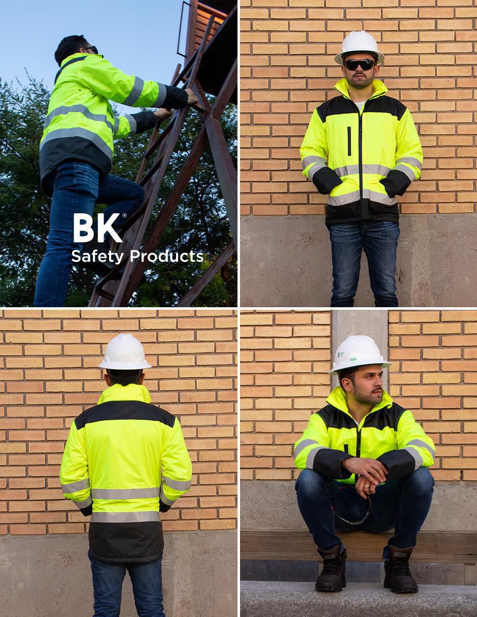 Chamarra impermeable con bolsillos para hombre 4