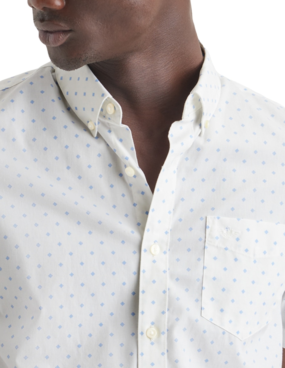 Camisa casual de algodón manga corta para hombre 2