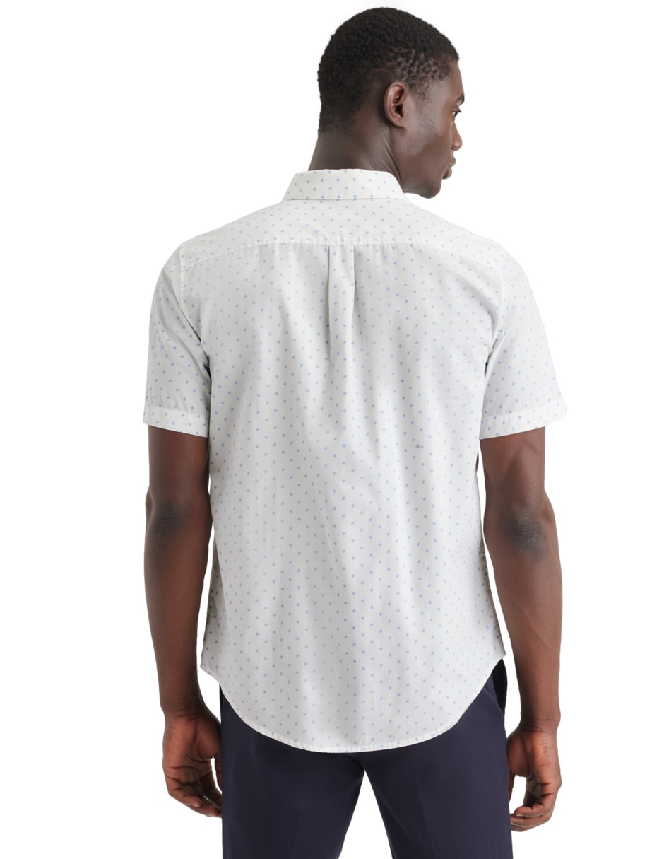 Camisa casual de algodón manga corta para hombre 3