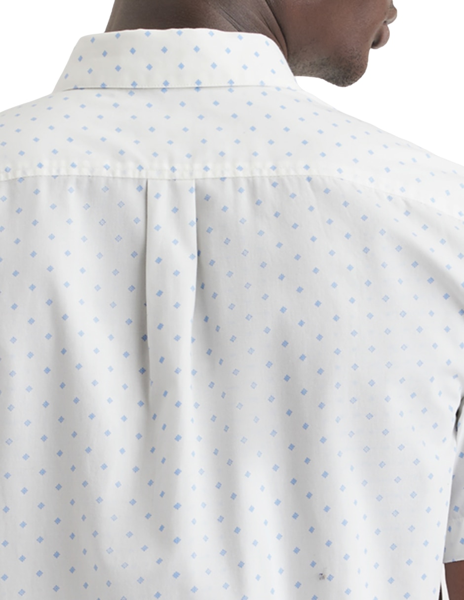 Camisa casual de algodón manga corta para hombre 4